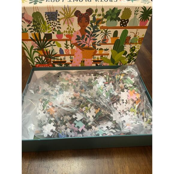 Crazy plant lady 1000 piece puzzle- New open box - Picture 2 of 3